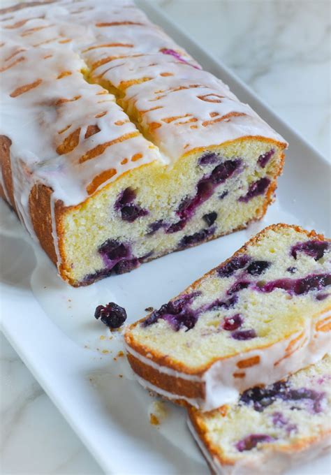lemon blueberry pound cake    chef recipe blueberry