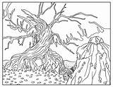 Coloring Pages Halloween Adult Sleepy Tim Adults Hollow Burton Printable Book Christmas Movie Colouring Tree Printables Coloriage Movies Nightmare Before sketch template