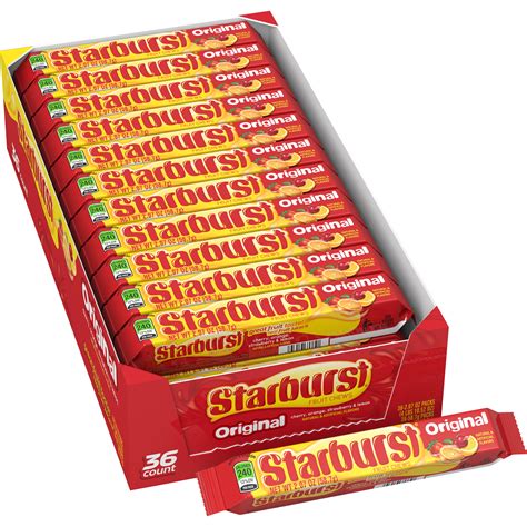 starburst original fruit chews candy  oz  single packs walmartcom walmartcom