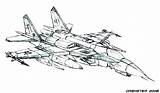 Fighter Jet Sketch Coloring Paintingvalley Sketches sketch template
