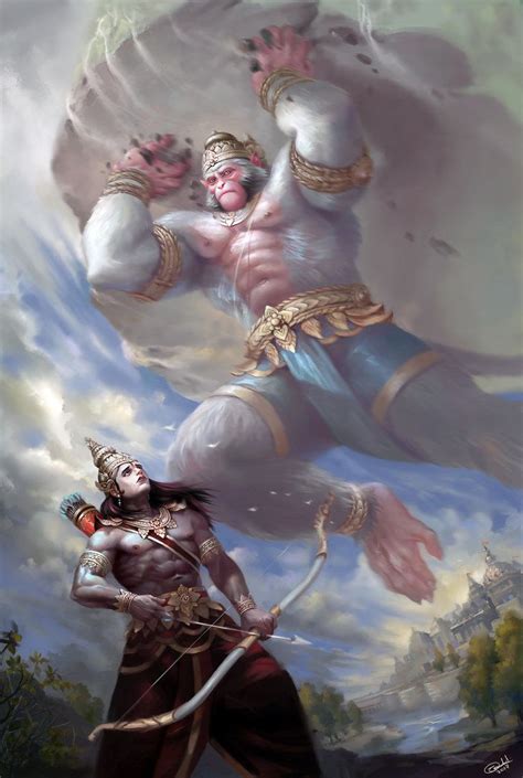 Some empires fell while other countries rose to power. Hanumaan by TanmayMandal | Lord hanuman wallpapers