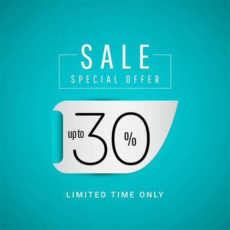 sale special offer    limited time  vector template design