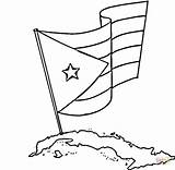 Cuba Bandera Kuba Karte Ausmalbilder Banderas sketch template