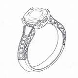 Ring Sketch Wedding Diamond Jewellery Rings Custom Sketches Services Paintingvalley Jeweller sketch template