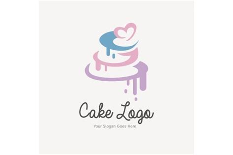 cake logo template graphic  hallimsib creative fabrica