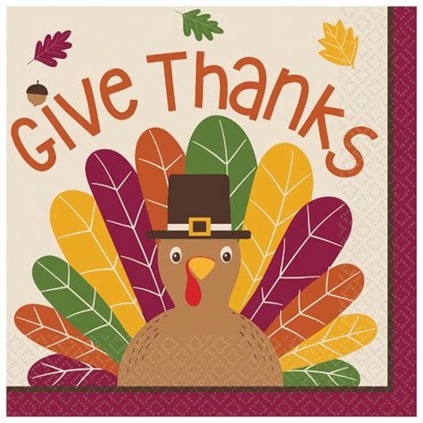 give  gobble gobble  ct beverage napkins turkey thanksgiving