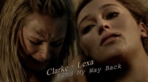 clexa clarke lexa find my way back [the 100 3x07] youtube