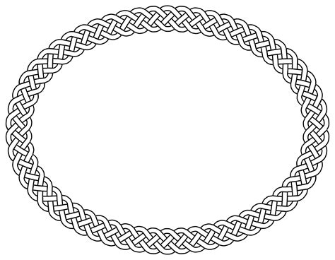 oval outline border clipart   cliparts  images