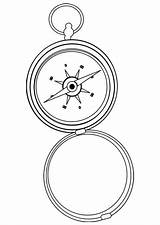 Compass Kompas Boussole Educol sketch template