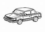 Coloring Automobile Automovil Dibujo Cliparts Clipart Un Library Printable Pages Large Edupics sketch template