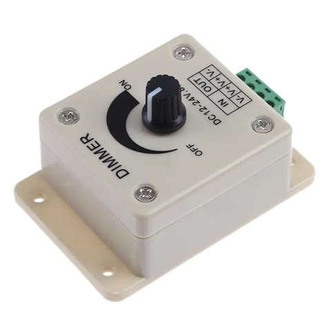 led dimmer switch    adjustable brightness single color light power supply controller