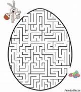 Maze Puzzles Ostern Pasen Grundschule Knutselen Doolhof sketch template