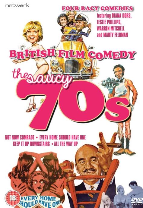 British Film Comedy The Saucy 70s Dvd Zavvi