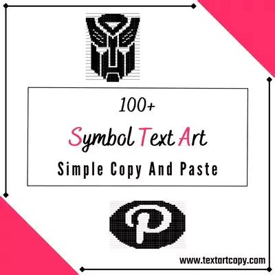 symbol text art copy  paste