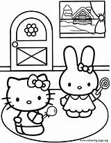 Kitty Hello Coloring Friends Pages Colouring Cathy Printable Color Print Popular Book Para Sheets Kids Big Drawing Library Clipart Printouts sketch template