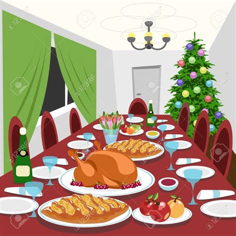 christmas meal clipart   cliparts  images  clipground