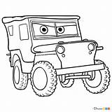 Cars Sarge Draw Webmaster обновлено автором Drawdoo July Disney sketch template