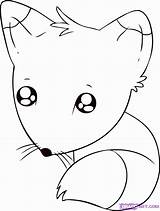 Fox Chibi Draw Step Anime Coloring Chibis Drawings Fanon Wikia  sketch template