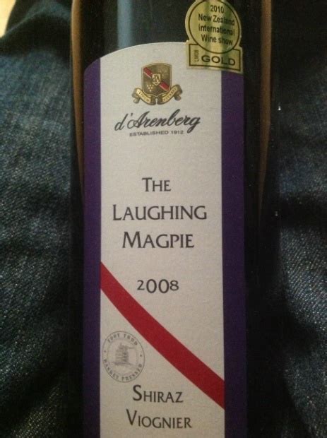 2008 Darenberg The Laughing Magpie Shiraz Viognier Australia South