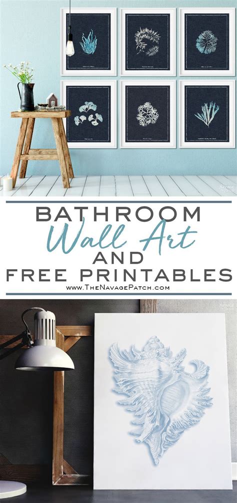 bathroom wall art   printables  printable wall art