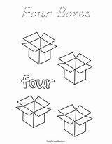 Boxes Coloring Four Favorites Login Add Outline sketch template