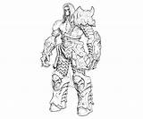 Darksiders Characters Coloring sketch template