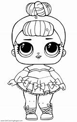 Lol Coloring Pages Doll Color Dolls Getcolorings Printables Printable Print Colo Source Getdrawings Coloringpages234 sketch template