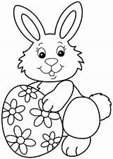 Coloring Bunny Pages Christmas Bugs Getcolorings Rabbit sketch template