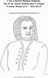 Baroque Bach Johann Composers sketch template