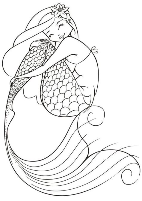 gambar mermaid coloring pages color page barbie tale  mattel