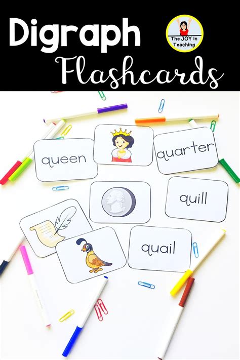 digraph word  picture flashcards   digraph words flashcards