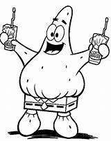 Coloring Pages Patrick Star Spongebob Printable Kids Colouring Squarepants Disney Clipart Birthday Happy Comments Library Choose Board Popular Coloringhome sketch template