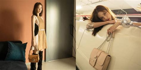Girls Generation S Yoona Models Elegant Designer Bags For Marie