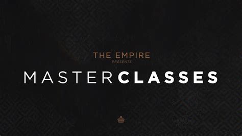 The Empire Post Masterclasses Youtube