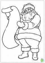 Coloring Santa Claus Dinokids Print Close sketch template