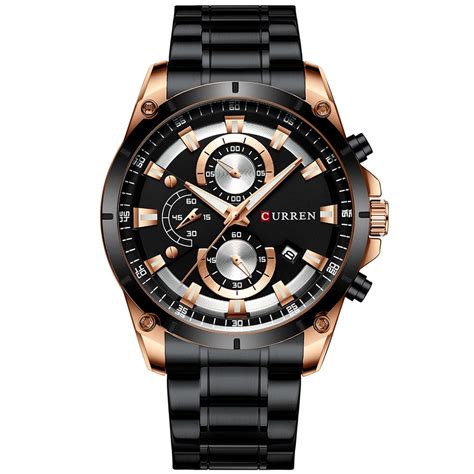 curren watches curren  luxury business classic quartz men  atm waterproof luminous
