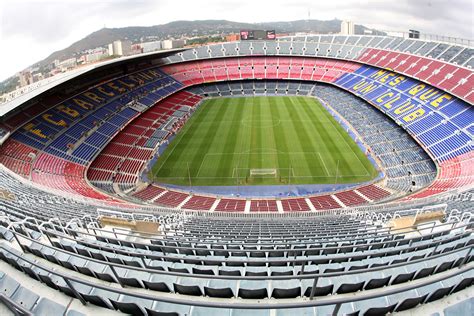largest football stadium  europe camp nou barcelona