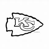Coloring Chiefs Pages Kansas Nfl City Printable sketch template