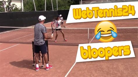 Tennis Bloopers Filming The Webtennis24 Lessons And Drills 😅 Youtube