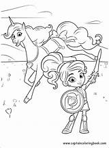 Nella Coloring Princess Knight Pdf Book Plus Google Twitter sketch template