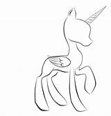 Base Alicorn Mlp Pony Little Coloring Pages Drawing Blank Sketch Template Body Drawings Sketchite Deviantart Color Dash Rainbow Getdrawings Unicorn sketch template