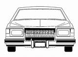 Lowrider Cadillac Coloring Carscoloring sketch template