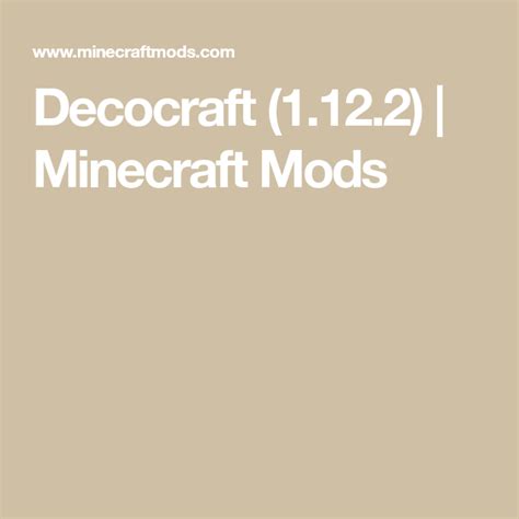 decocraft  minecraft mods cute minecraft houses minecraft