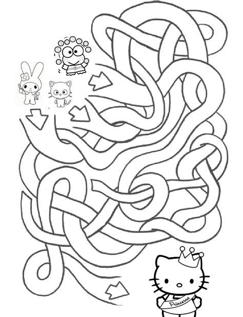kitty coloring pages  activities learn  color