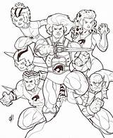 Thundercats Pages Coloring 80s Cartoon Cartoons Printable Color Chubeto Colouring Thunder Para Cats Books Colorear Kids Drawings Adult Drawing Superhero sketch template