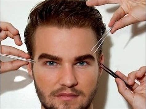 male eyebrows youtube