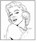 Coloring Monroe Marilyn Pages Girls Book Beyonce Girl Hepburn Audrey Google Print Women Adult Color Fancy Printable Căutare Drawing Sexy sketch template