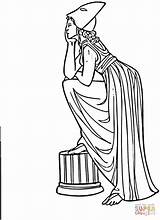 Colorare Disegni Drawing Antica Grecia Immagini sketch template