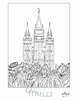Coloring Temple Salt Lake Lds Pages Beautiful Mormonhub Mormon Activity Enjoy Popular Books Template Pdf Drawing sketch template
