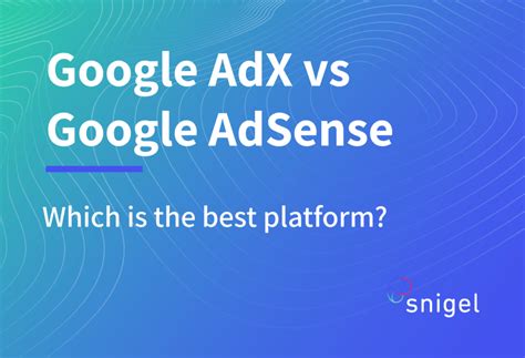 snigel google adx  adsense       site